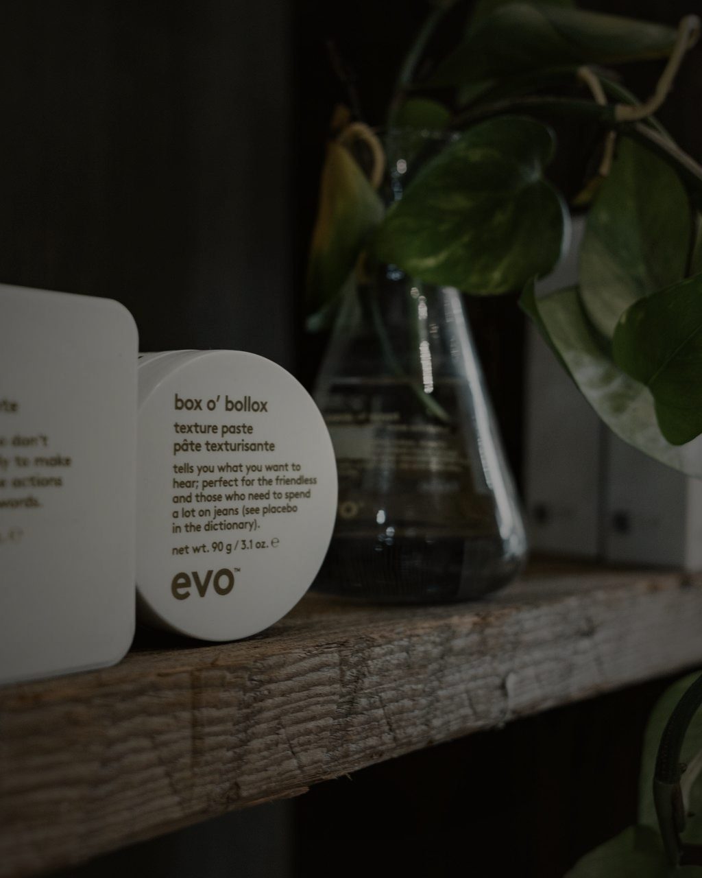 evo texture paste on the retail shelf