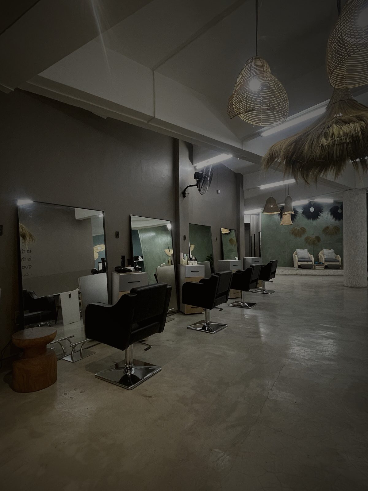 Inside Temple Atelier styling floor